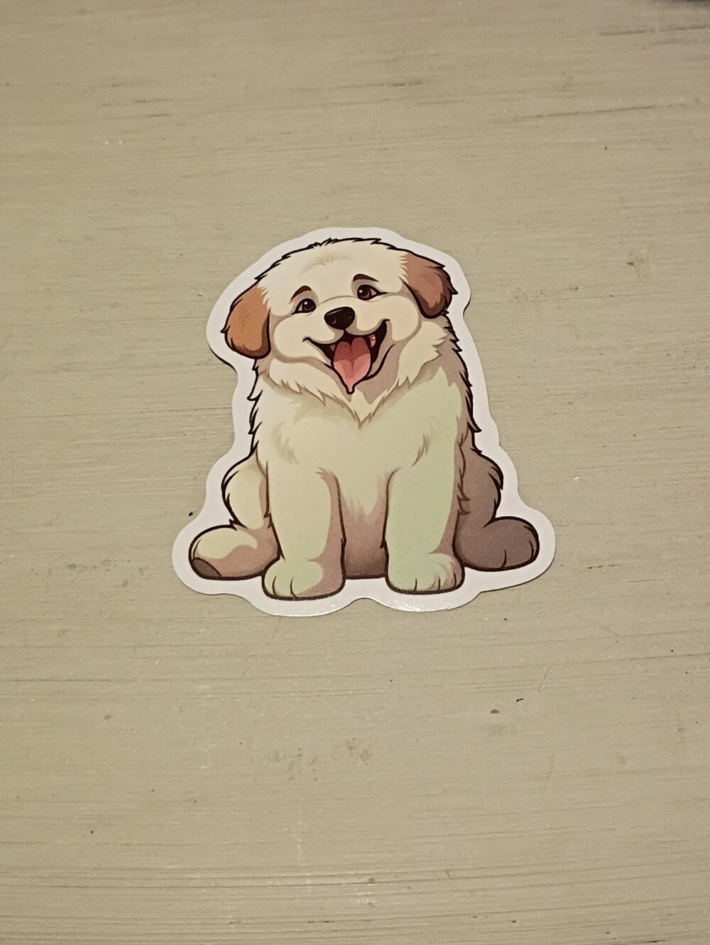 10/$10 Stickers Decal - Great Pyrenees Puppy Kawaii Animal Sticker - Brand New